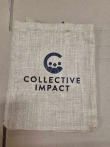 collective impact tote bags