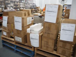 packages in warehouse