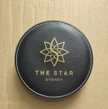 black guft packaging with the star sydney logo for clients