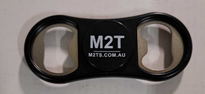 bottle opener fidget spinner branded with logo