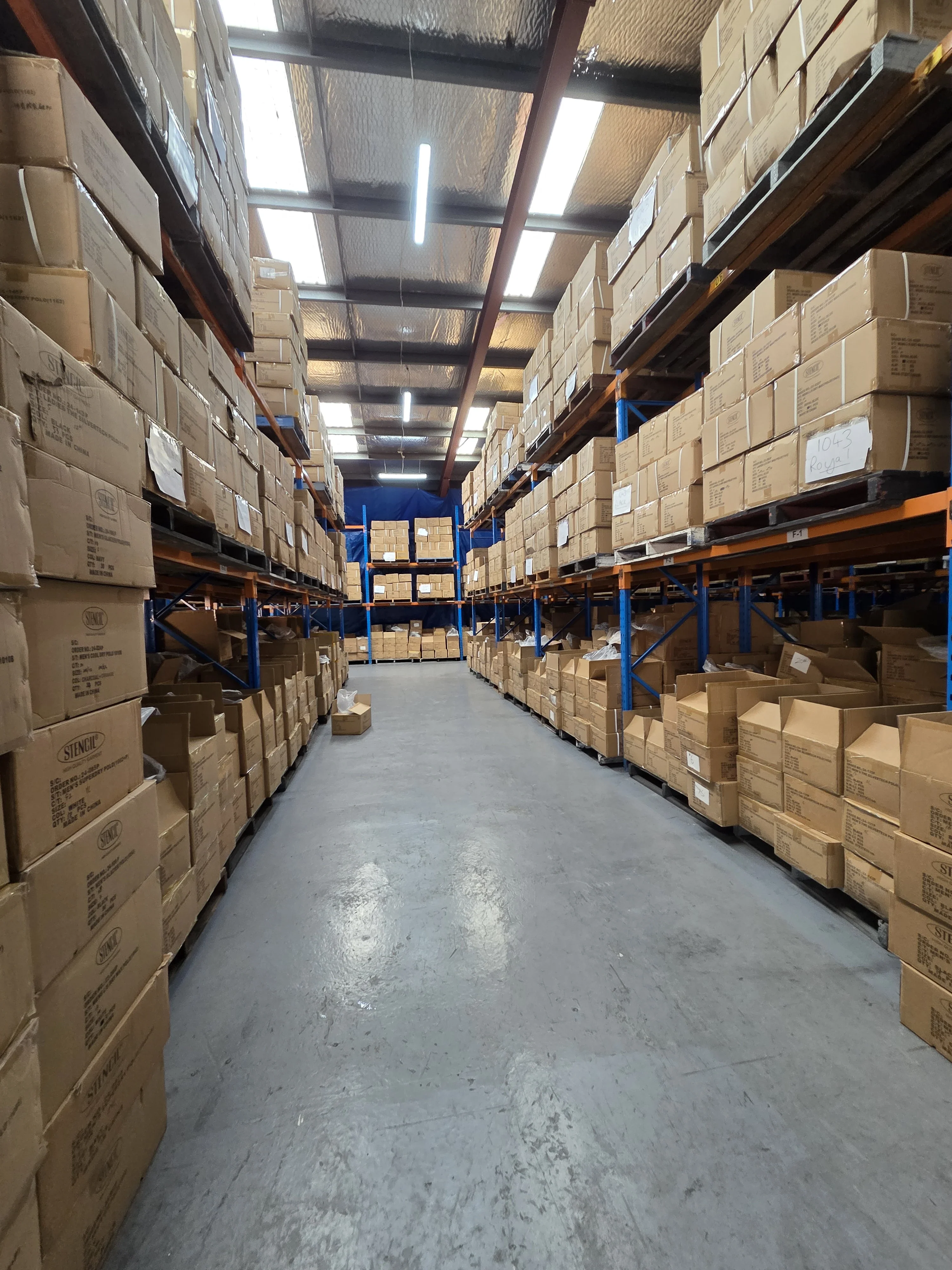Warehouse storage