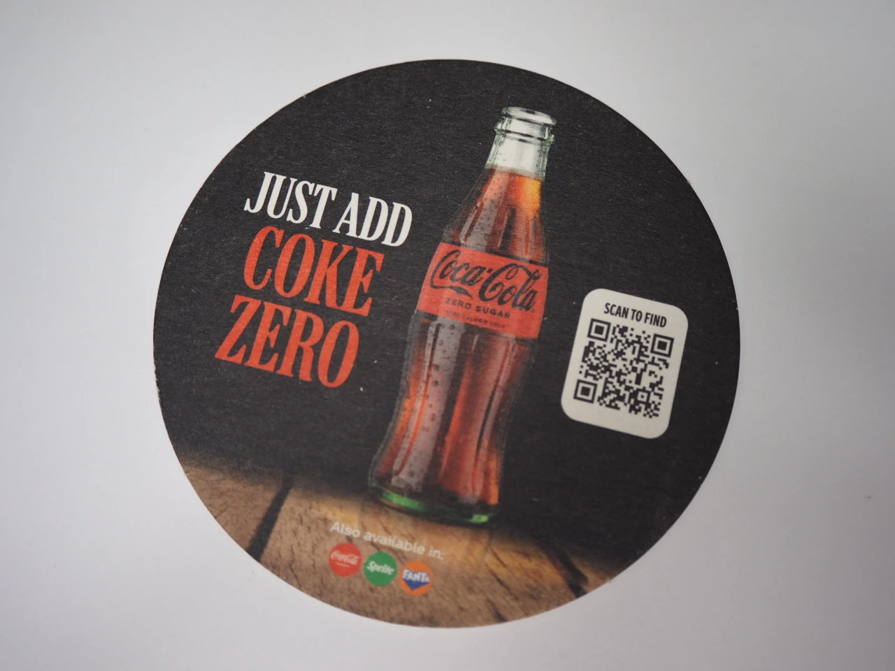coaster full colour printed with graphics sample