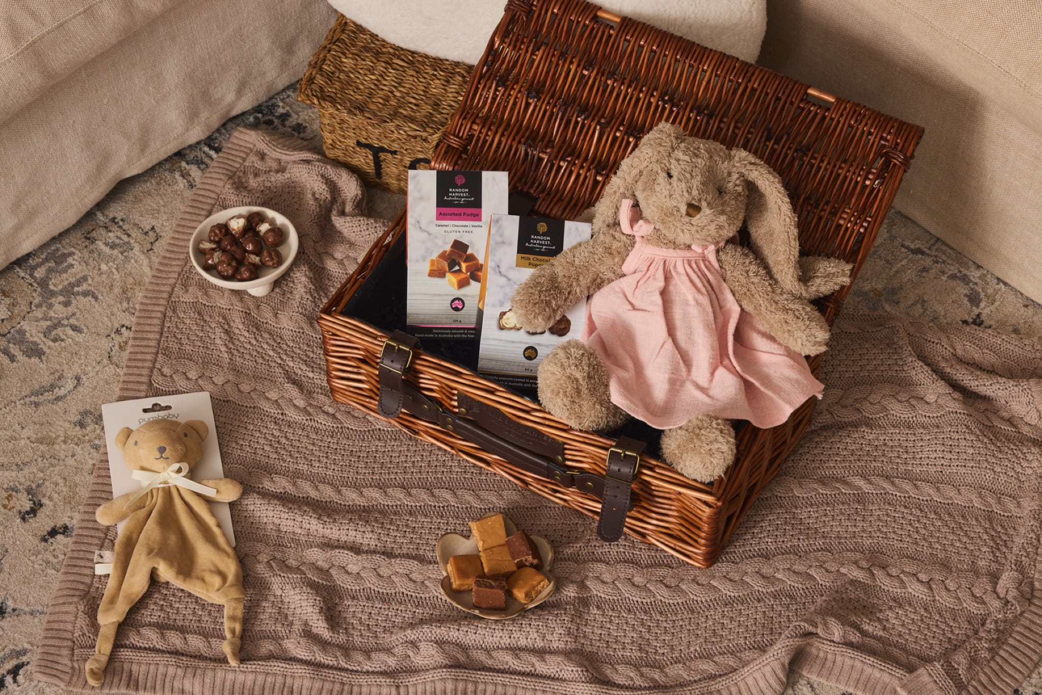 Pink Bunny Baby Girl Gift Hampers