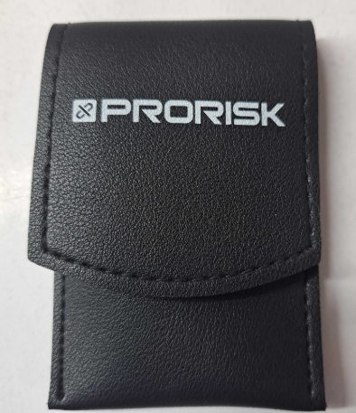 black manicure set branded with ProRisk lgoo