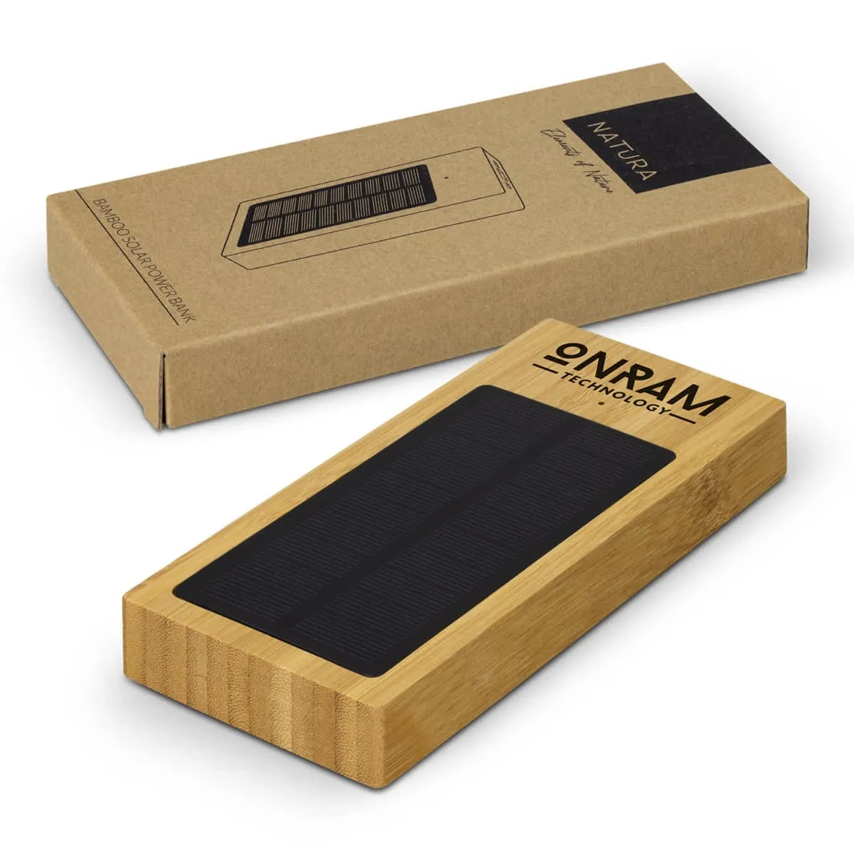 Bamboo Solar Power Banks Aus 10,000Mah