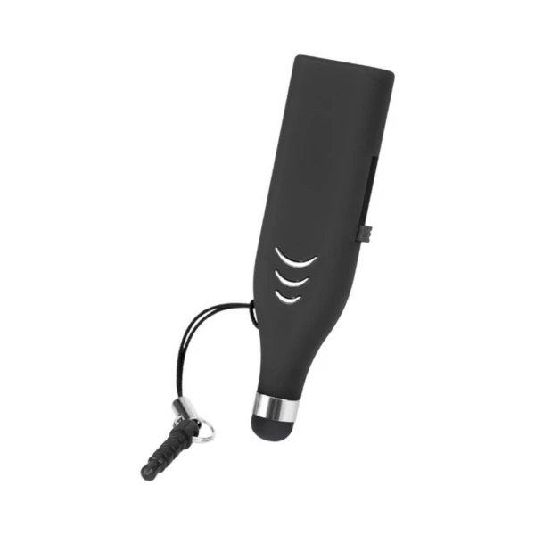 Promotional USB & Stylus with keychain plug for smartphone/tablet use.